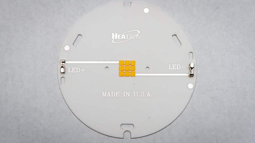 Heatron LED Assembly on alumina thick film circuit
